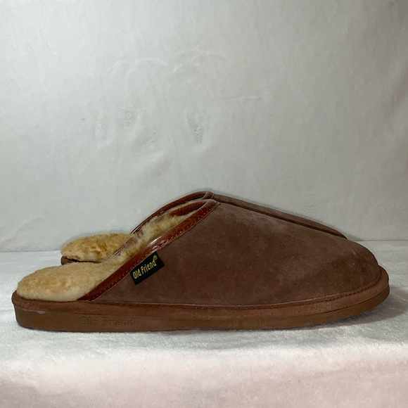 Old Friend Sheepskin Scuff Chestnut Ii men’s size 12/13 *NEW* - Picture 1 of 7